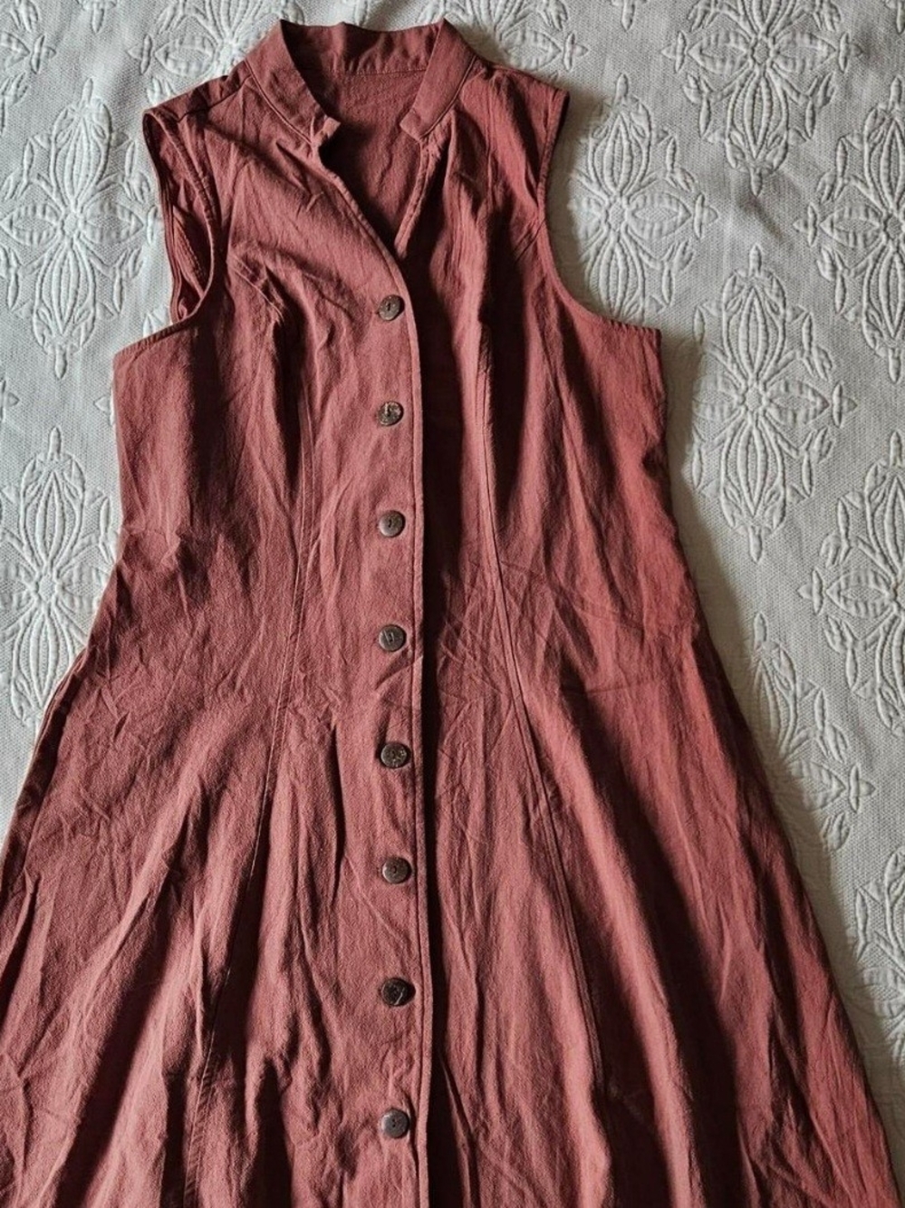 Emery Rose Womens XL Rose Floral Print 100% Cotton Dress NWT Pockets